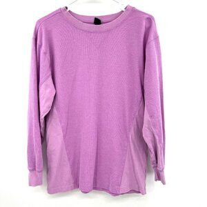Wild Fable Pink Waffle Knit Long Sleeve T-Shirt Women's XS